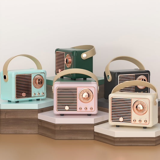 RetroRadio Bluetooth Speaker - Luister In Stijl Naar Je Favoriete Muziek