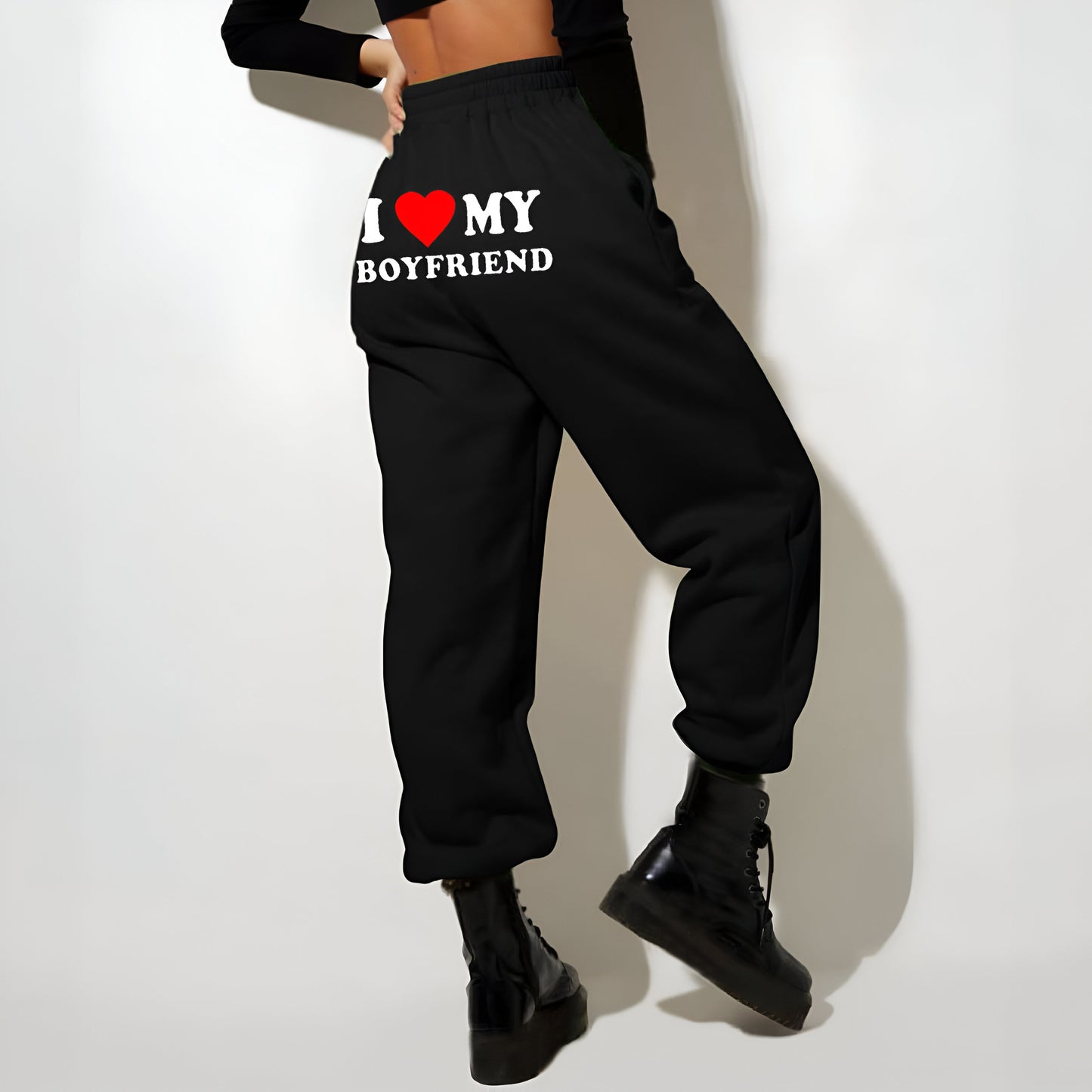 Zalveno Zwart / 34 I ❤️ MYBOYFRIEND Broek - Show Wat Je Voor Hem Voelt