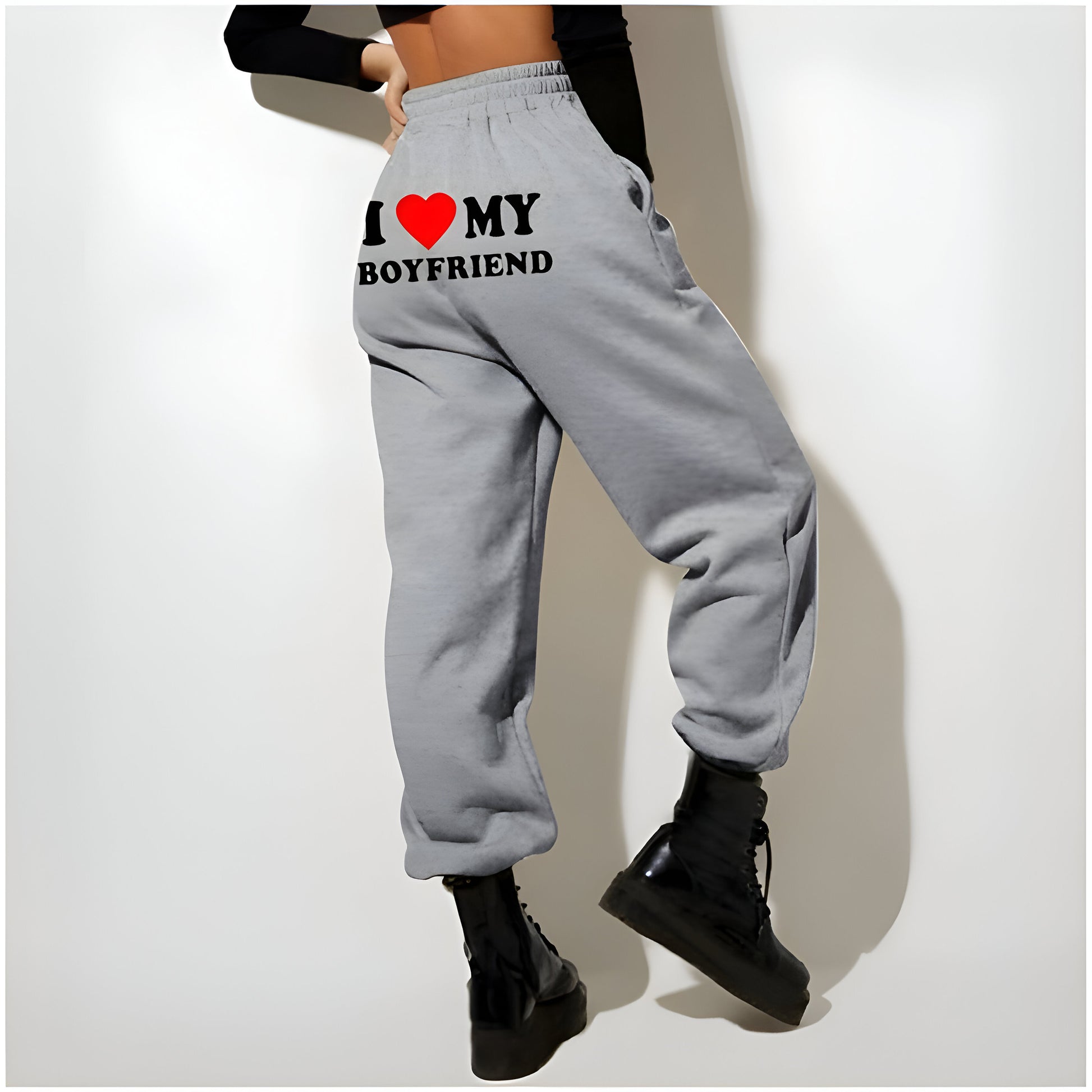 Zalveno Lichtgrijs / 34 I ❤️ MYBOYFRIEND Broek - Show Wat Je Voor Hem Voelt